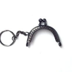 HeArtDeco Clipverschluss/Taschenverschluss mit Kette und Schlüsselring