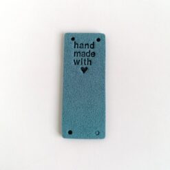 Heartdeco Label handmade with love blau