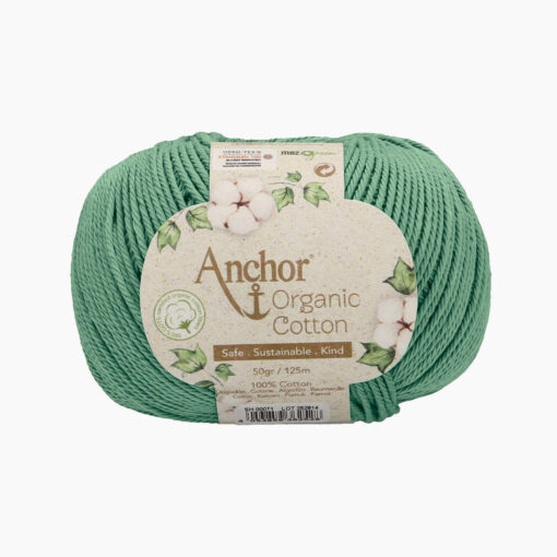 Heartdeco Anchor Organic Cotton 0071 emerald lake