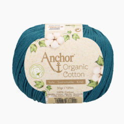 Heartdeco Anchor Organic Cotton 0671 lagoon