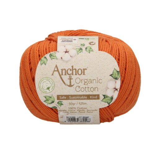 Heartdeco Anchor Organic Cotton 1003 rocky orange