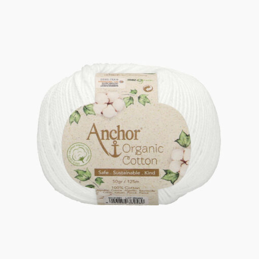 Heartdeco Anchor Organic Cotton 1331 snowy white