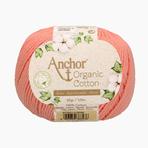 Heartdeco Anchor Organic Cotton 3610 salmon
