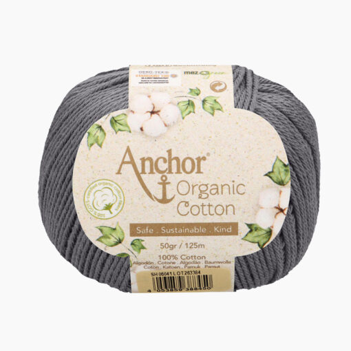 Heartdeco Anchor Organic Cotton 6041 graphite