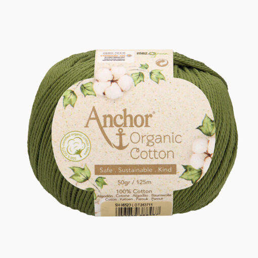 Heartdeco Anchor Organic Cotton 6523 moss